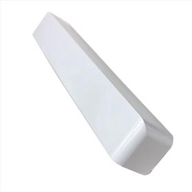 300 mm Fascia Board Corner - White