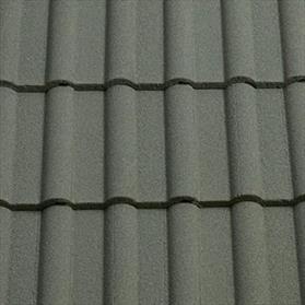 Sandtoft Double Roman Concrete Roof Tiles - Cornish Grey