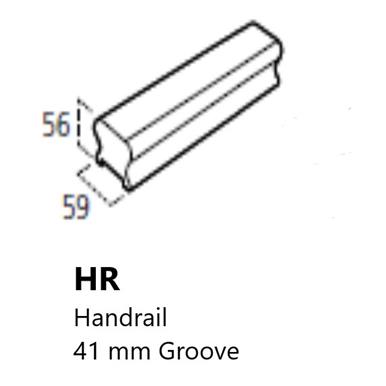 41 mm Handrail Pine 3600 x 56 x 59 mm HR3.641P