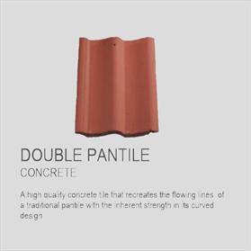 Sandtoft Double Pantile Concrete Roof Tile