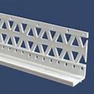 PVC Render 15mm Bellcast Drip Bead - 2.5mtr long - White
