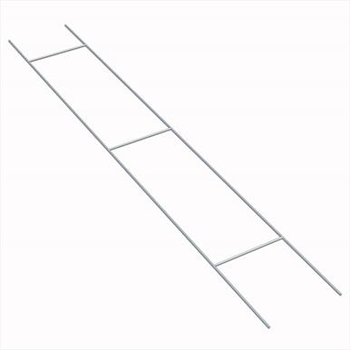 60mm Flat Wire Ladder Reinforcement - 3mm diameter wire