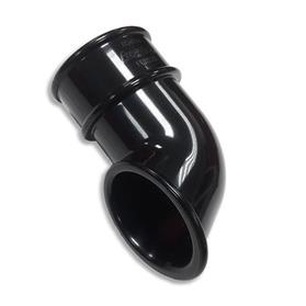 68 mm Round Downpipe Shoe - Black FRR528BL
