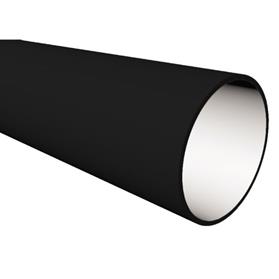 68 mm x 2.75 metre Round Downpipe - Black FRP275BL
