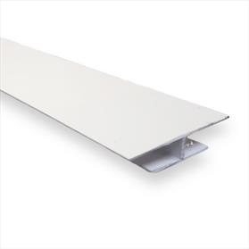 H Section Profile Trim 5 metre - White