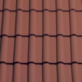 Sandtoft Double Roman Concrete Roof Tiles - Terracotta