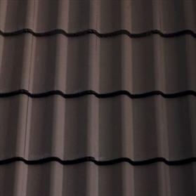 Sandtoft Double Pantile Concrete Roof Tiles - Smooth Brown