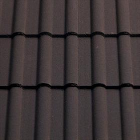 Sandtoft Double Roman Concrete Roof Tiles - Antique Brown