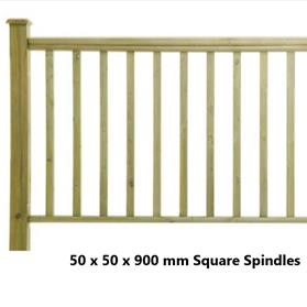 Square Decking Spindles