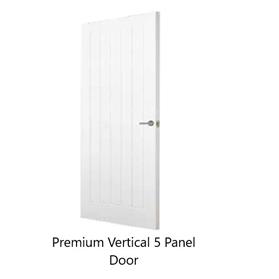 Vertical 5 Panel Moulded Door