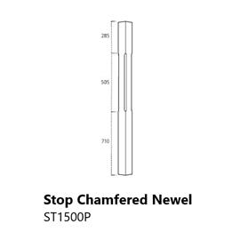 Stop Chamfered Newel