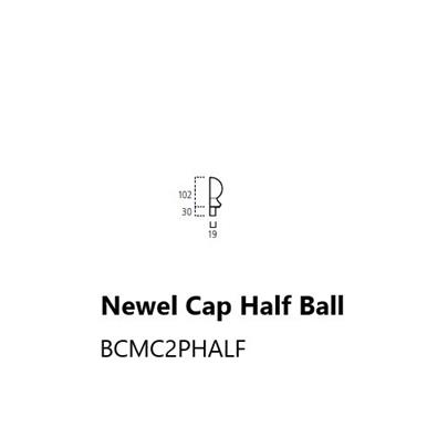Newel Cap Half Ball Pine PEFC BCMC2PHALF