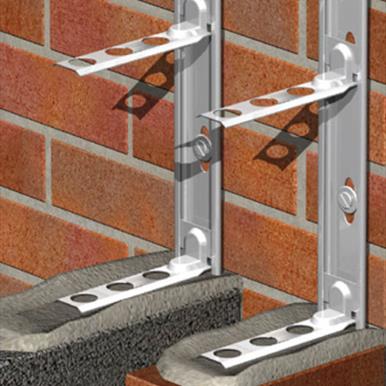 Wall Starter Kit Adjustable Tie - Stainless Steel