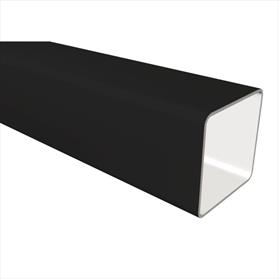 65 mm x 2.75 metre Square Downpipe - Black FSP275BL