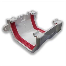 112 mm Square Gutter Union Bracket - White FRS602WH